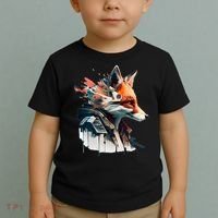Fox Cunning Foxtail Fur funny animal lover Toddler T-Shirt thumb 2
