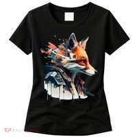 Fox Cunning Foxtail Fur funny animal lover Women's T-Shirt thumb 0