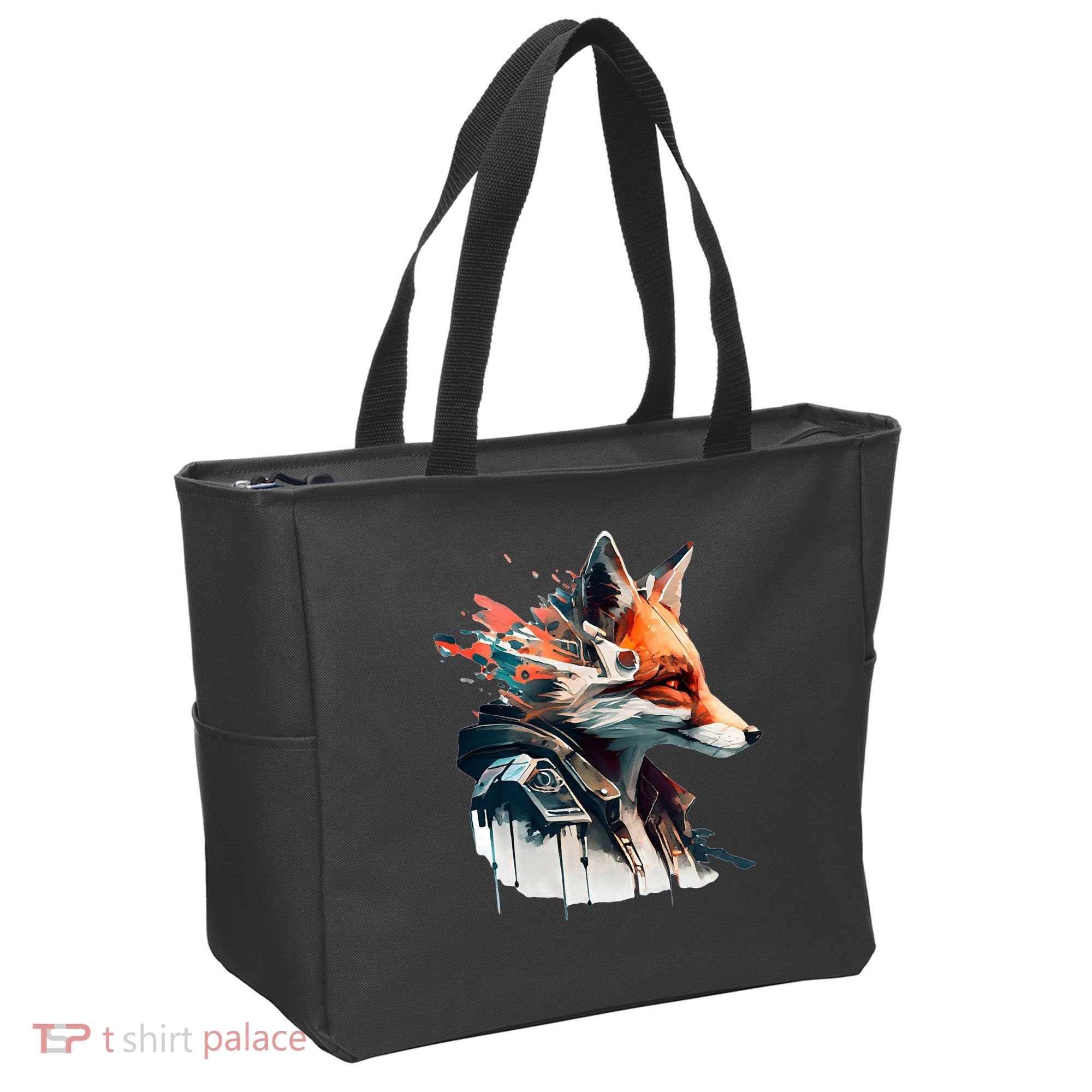 Fox Cunning Foxtail Fur funny animal lover Tote Bag