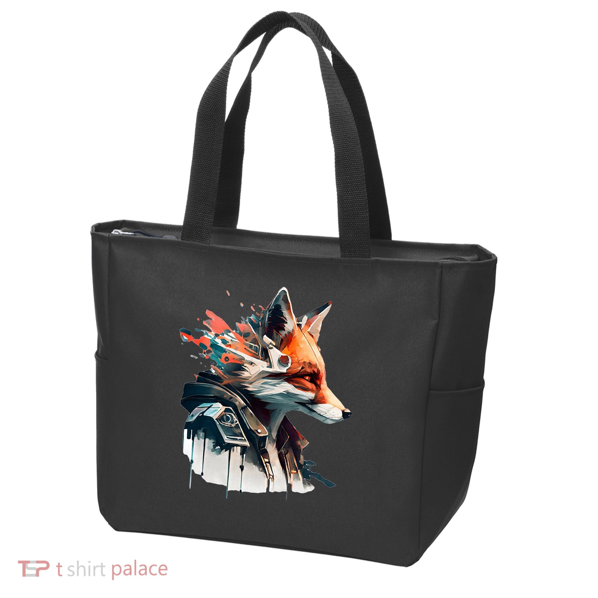 Fox Cunning Foxtail Fur funny animal lover Tote Bag