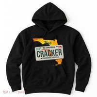Funny Cracker Florida License Plate Hoodie thumb 0