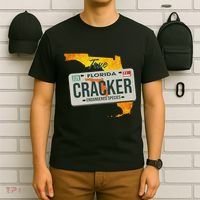 Funny Cracker Florida License Plate T-Shirt thumb 6