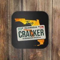 Funny Cracker Florida License Plate Coaster thumb 0