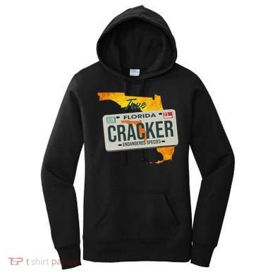 Funny Cracker Florida License Plate Women's Hoodie
