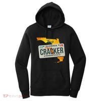 Funny Cracker Florida License Plate Women's Hoodie thumb 0