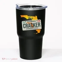 Funny Cracker Florida License Plate Tumbler thumb 0