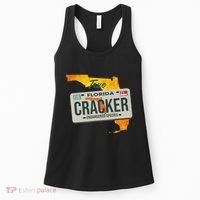 Funny Cracker Florida License Plate Women's Tank Top thumb 0