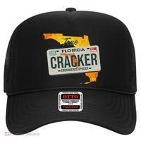 Funny Cracker Florida License Plate Hat thumb 0