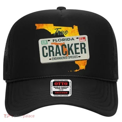 Funny Cracker Florida License Plate Hat