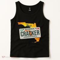 Funny Cracker Florida License Plate Tank Top thumb 2