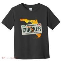 Funny Cracker Florida License Plate Toddler T-Shirt thumb 0