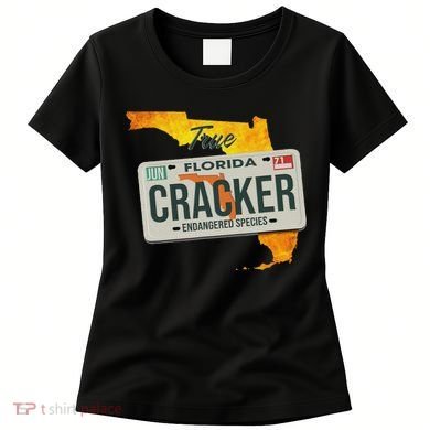 Funny Cracker Florida License Plate Women's T-Shirt