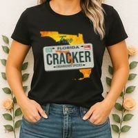 Funny Cracker Florida License Plate Women's T-Shirt thumb 2