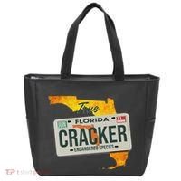 Funny Cracker Florida License Plate Tote Bag thumb 0