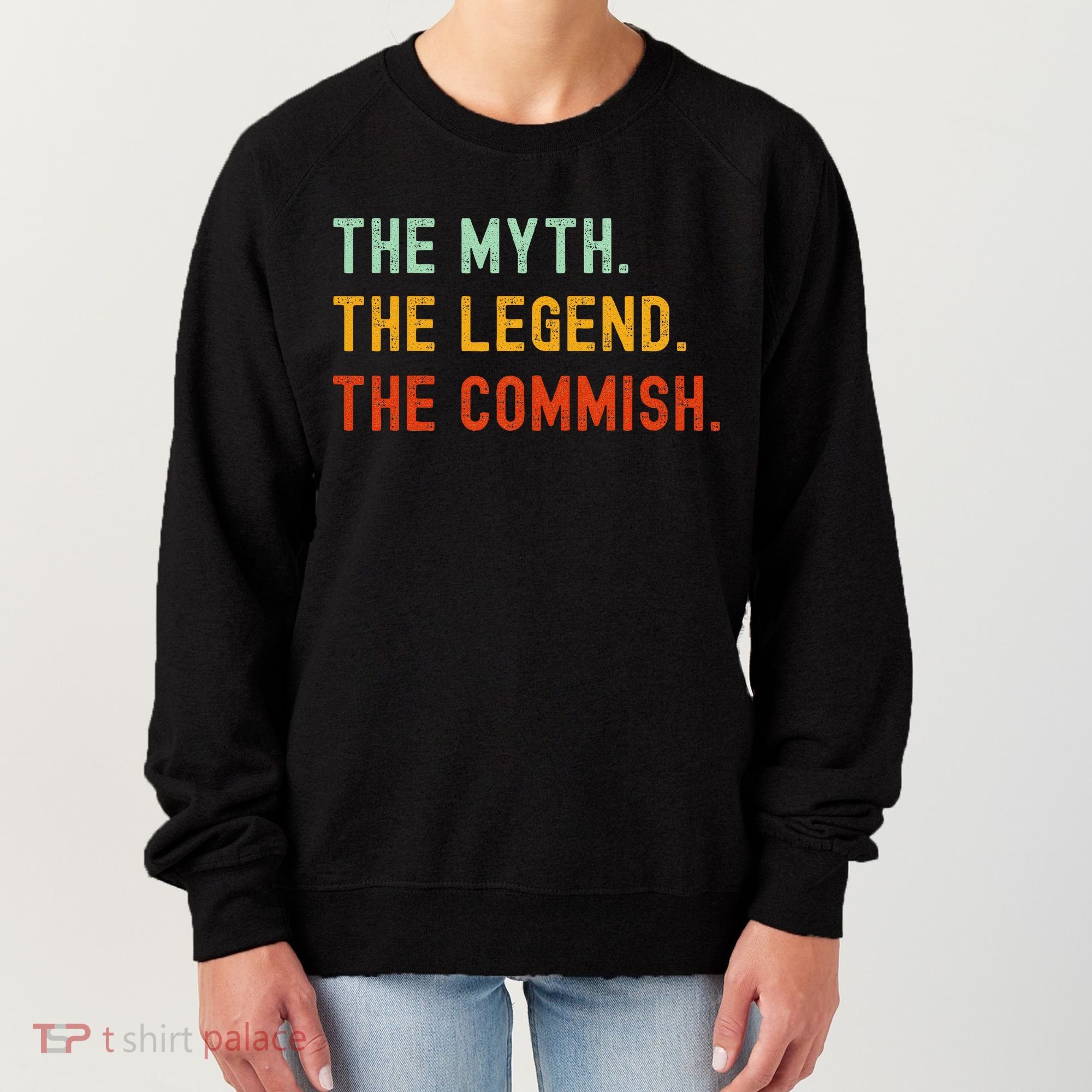 Funny Commish Fantasy Baseball Commissioner Sarcastic Women's Sweatshirt