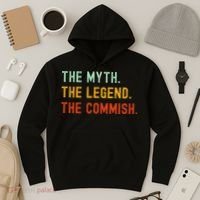 Funny Commish Fantasy Baseball Commissioner Sarcastic Hoodie thumb 3