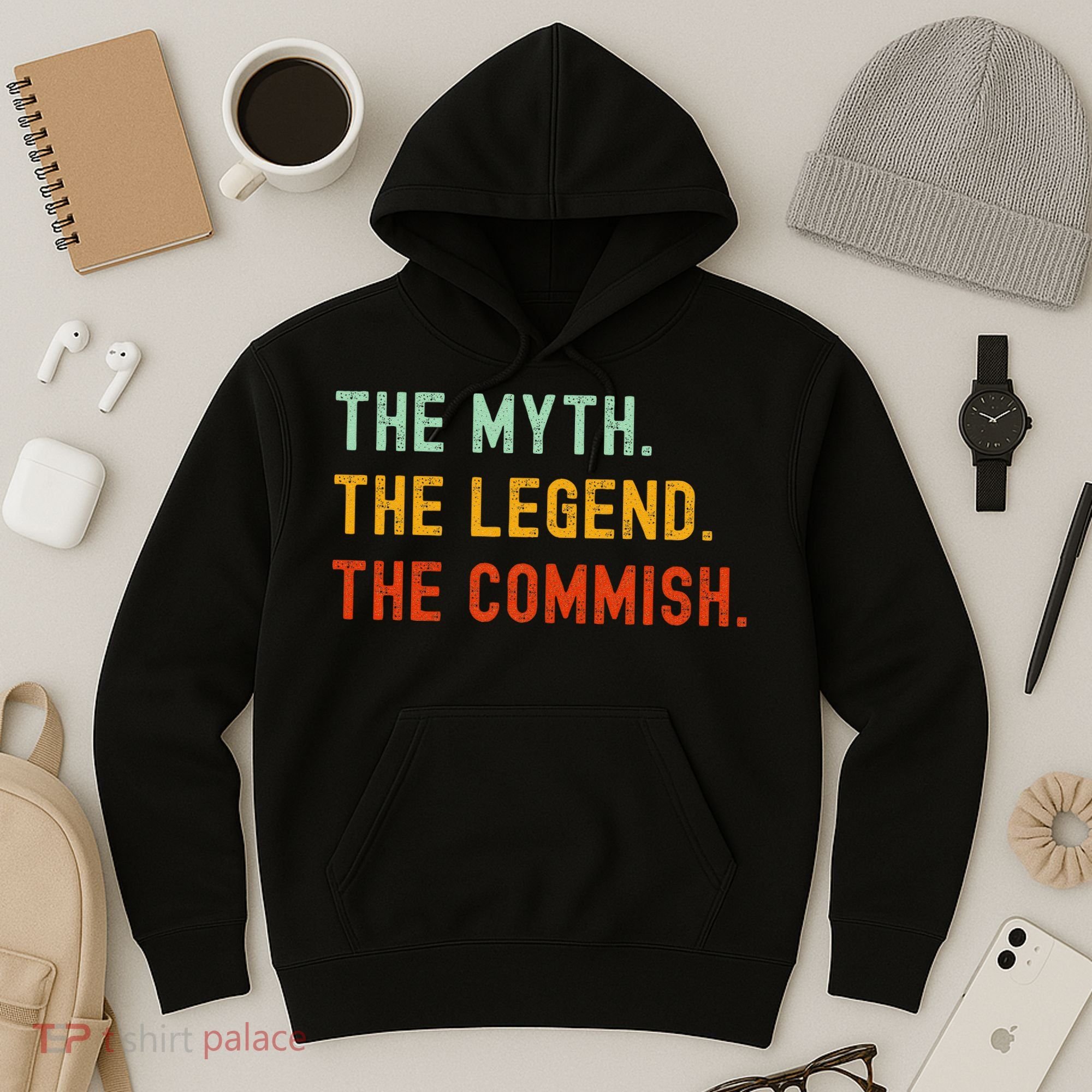 Funny Commish Fantasy Baseball Commissioner Sarcastic Hoodie