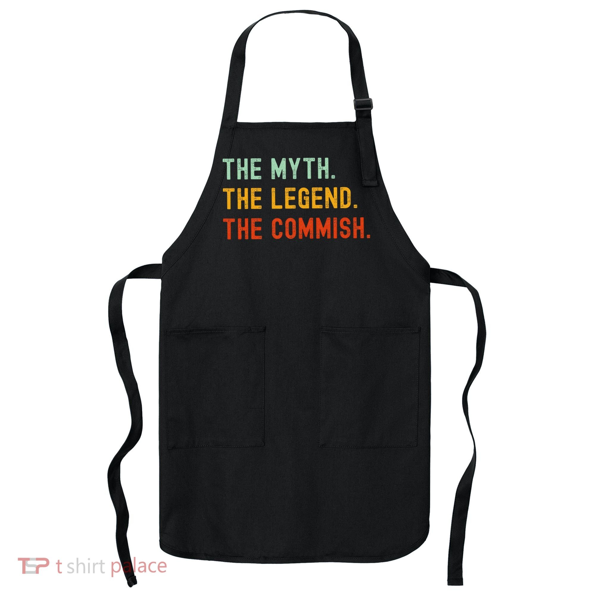 Funny Commish Fantasy Baseball Commissioner Sarcastic Apron