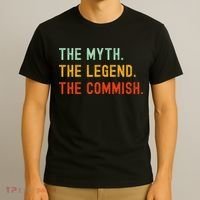 Funny Commish Fantasy Baseball Commissioner Sarcastic T-Shirt thumb 3