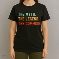 Funny Commish Fantasy Baseball Commissioner Sarcastic T-Shirt thumb 4