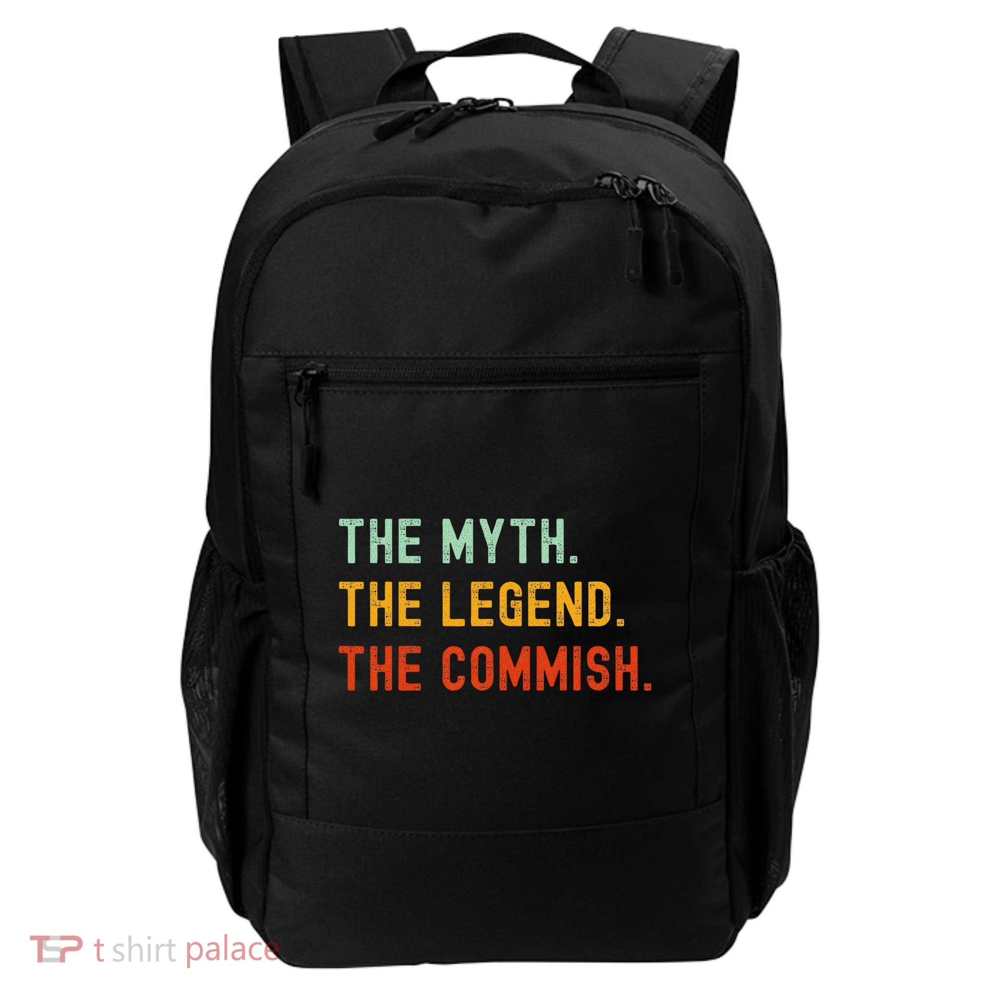 Funny Commish Fantasy Baseball Commissioner Sarcastic Backpack