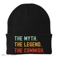 Funny Commish Fantasy Baseball Commissioner Sarcastic Beanie thumb 0