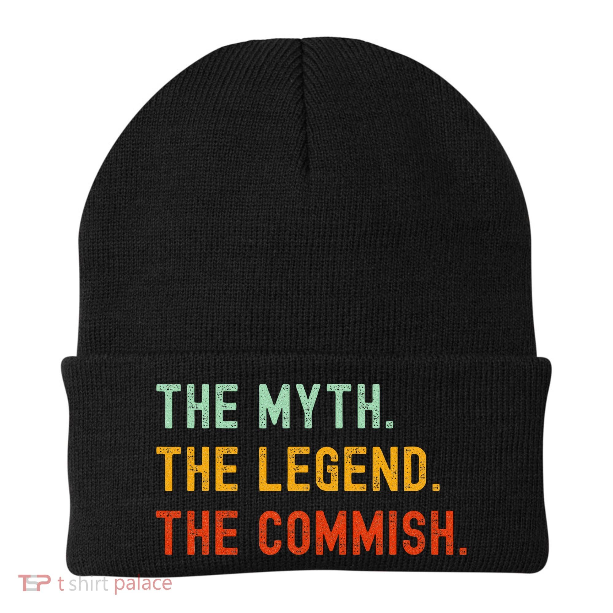 Funny Commish Fantasy Baseball Commissioner Sarcastic Beanie