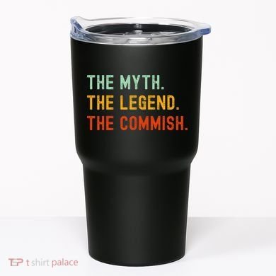 Funny Commish Fantasy Baseball Commissioner Sarcastic Tumbler
