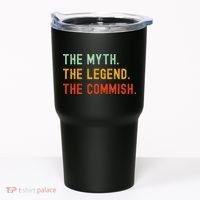 Funny Commish Fantasy Baseball Commissioner Sarcastic Tumbler thumb 0