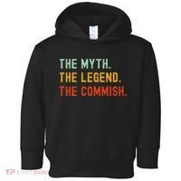 Funny Commish Fantasy Baseball Commissioner Sarcastic Toddler Hoodie thumb 0