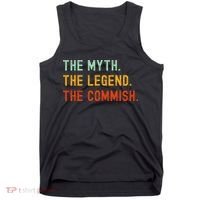 Funny Commish Fantasy Baseball Commissioner Sarcastic Tank Top thumb 0