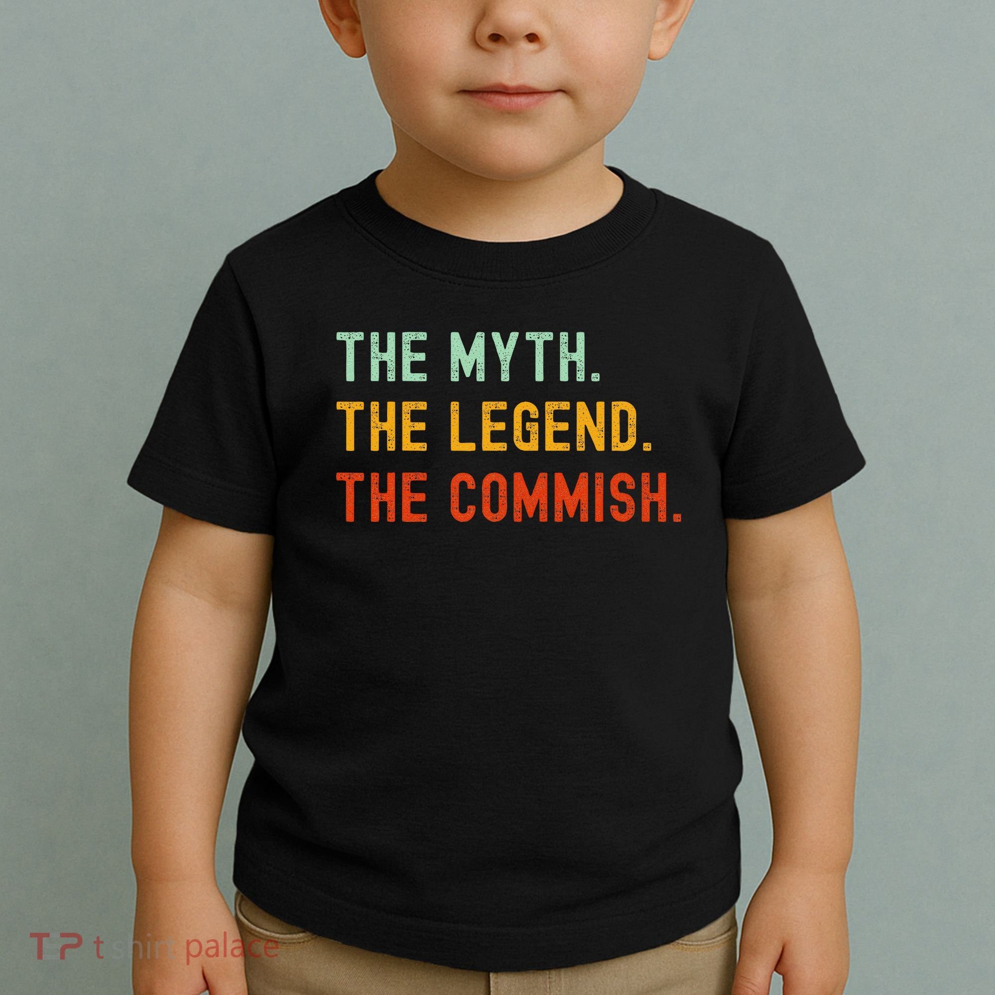 Funny Commish Fantasy Baseball Commissioner Sarcastic Toddler T-Shirt