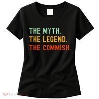 Funny Commish Fantasy Baseball Commissioner Sarcastic Women's T-Shirt thumb 0