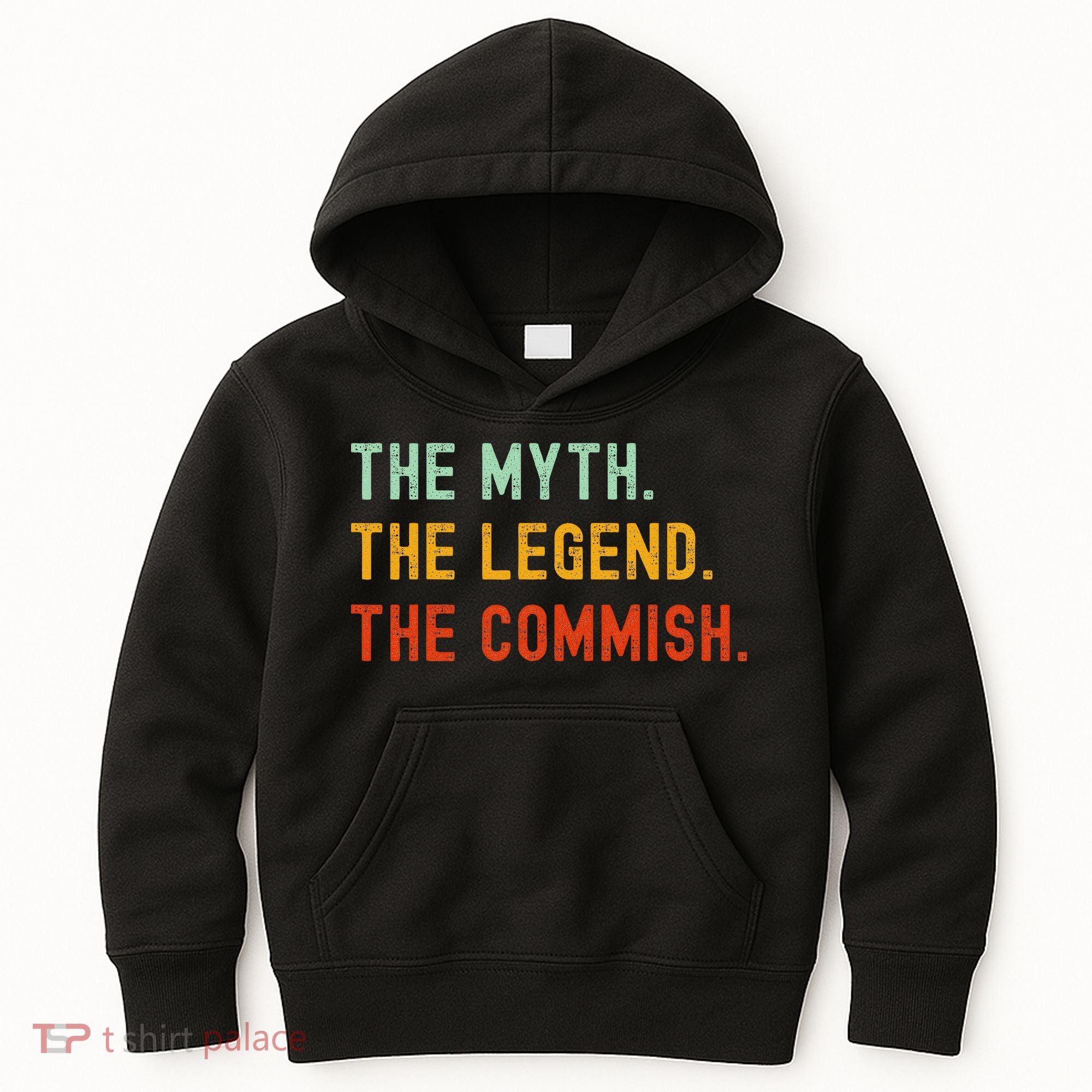 Funny Commish Fantasy Baseball Commissioner Sarcastic Kids Hoodie