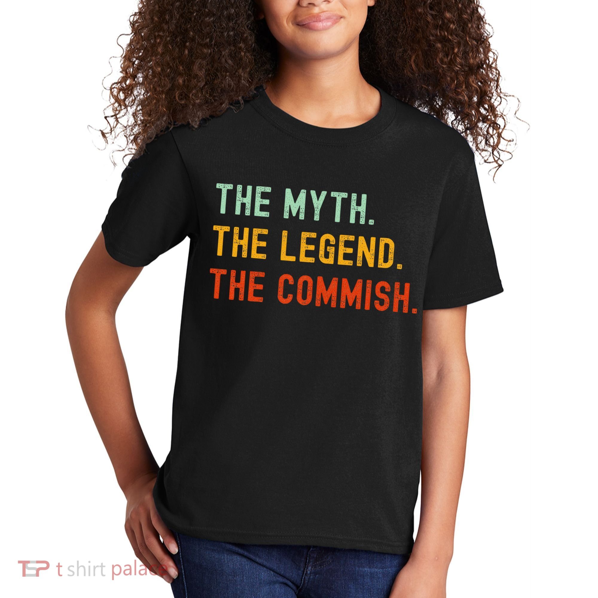 Funny Commish Fantasy Baseball Commissioner Sarcastic Kids T-Shirt