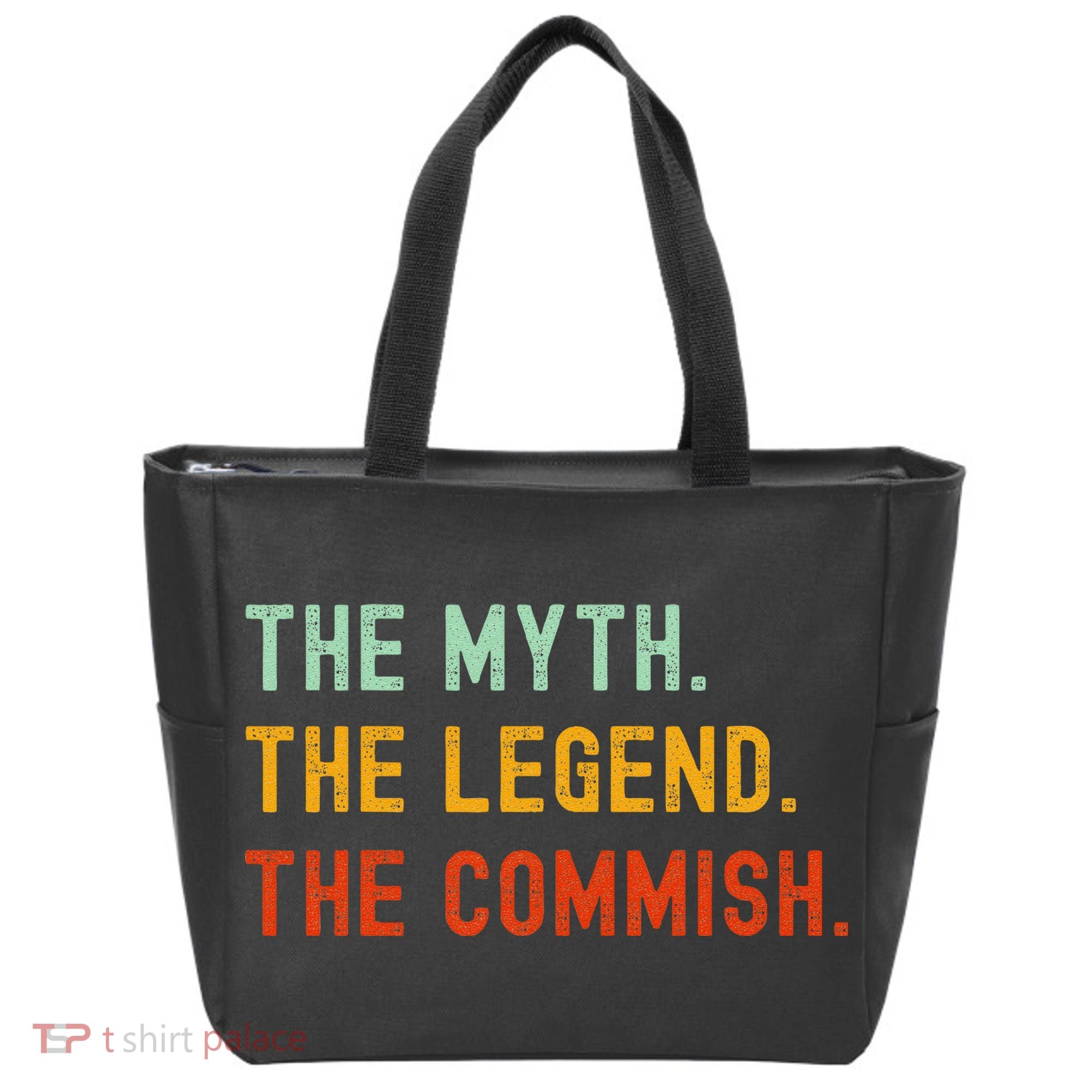 Funny Commish Fantasy Baseball Commissioner Sarcastic Tote Bag