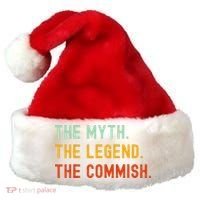 Funny Commish Fantasy Baseball Commissioner Sarcastic Santa Hat thumb 0