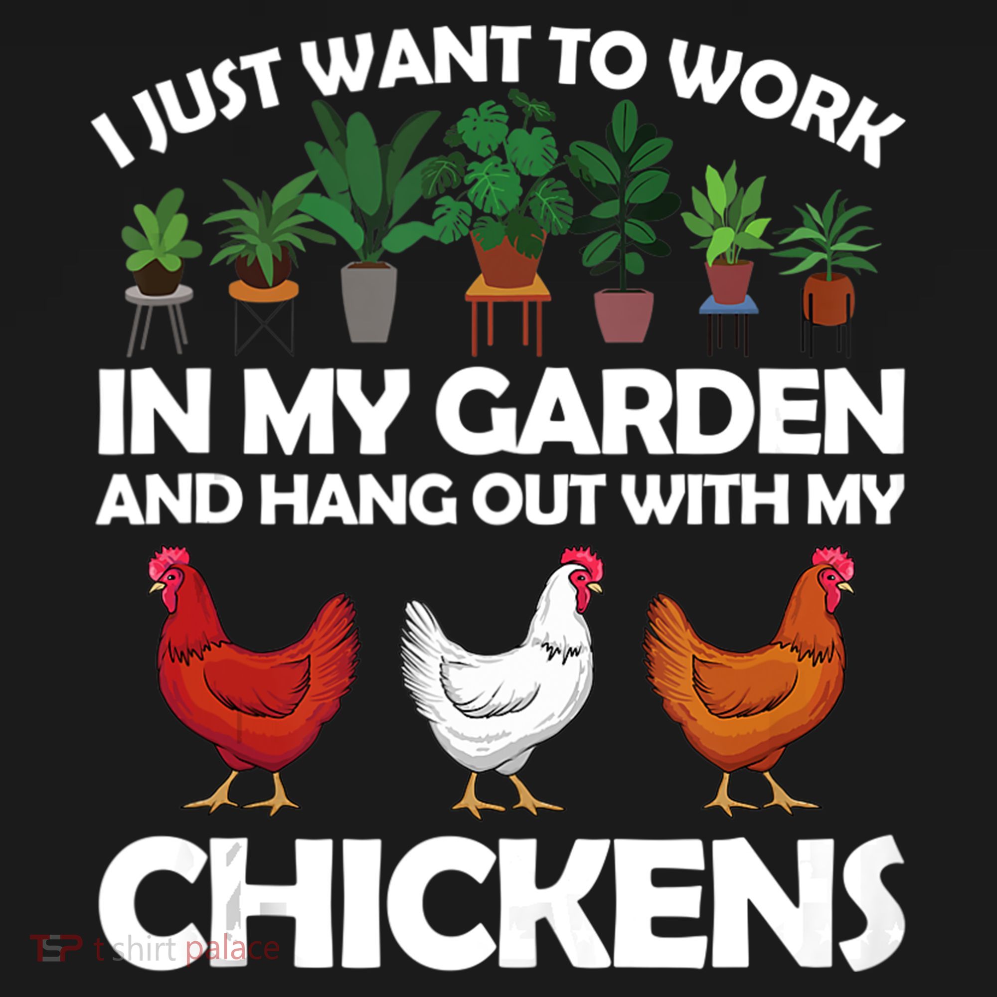 Funny Chicken For Men Women Gardening Chicken Lovers Garden Ornament