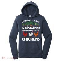 Funny Chicken For Men Women Gardening Chicken Lovers Garden Women's Hoodie thumb 0