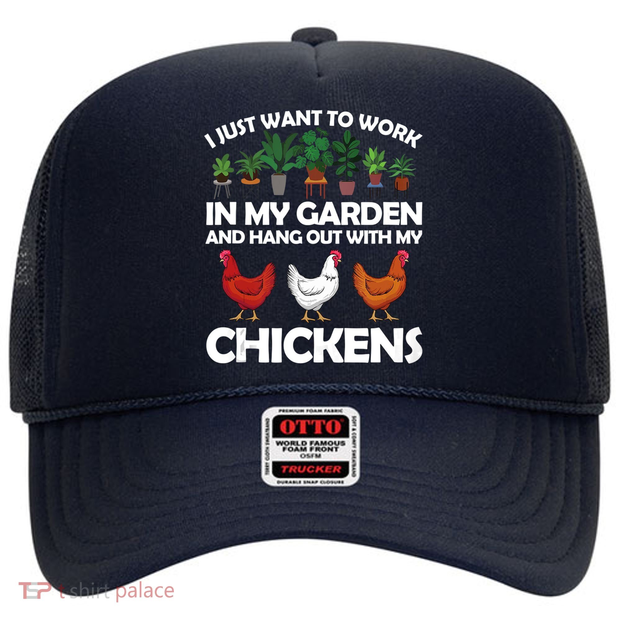 Funny Chicken For Men Women Gardening Chicken Lovers Garden Hat