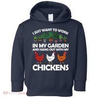 Funny Chicken For Men Women Gardening Chicken Lovers Garden Toddler Hoodie thumb 0