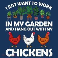 Funny Chicken For Men Women Gardening Chicken Lovers Garden Toddler T-Shirt thumb 4