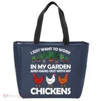 Funny Chicken For Men Women Gardening Chicken Lovers Garden Tote Bag thumb 0