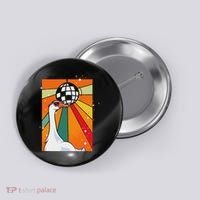 Funny Cool Farm Animal Disco Ball Sunglasses Retro Goose Button thumb 0