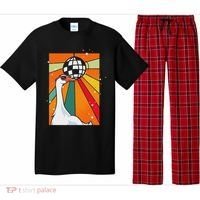 Funny Cool Farm Animal Disco Ball Sunglasses Retro Goose Pajama Set thumb 0