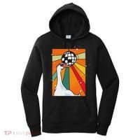 Funny Cool Farm Animal Disco Ball Sunglasses Retro Goose Women's Hoodie thumb 0