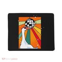 Funny Cool Farm Animal Disco Ball Sunglasses Retro Goose Mousepad thumb 0
