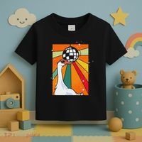Funny Cool Farm Animal Disco Ball Sunglasses Retro Goose Toddler T-Shirt thumb 3