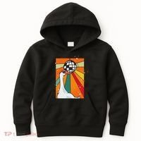 Funny Cool Farm Animal Disco Ball Sunglasses Retro Goose Kids Hoodie thumb 0