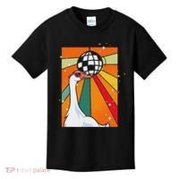 Funny Cool Farm Animal Disco Ball Sunglasses Retro Goose Kids T-Shirt thumb 0